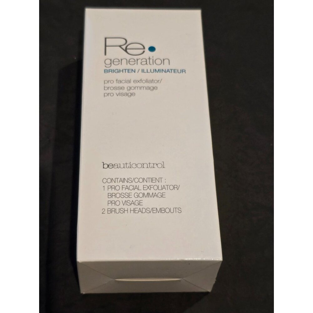 Beauticontrol Re.Generation Brighten Pro Facial Exfoliator W/ 2 Brush Heads